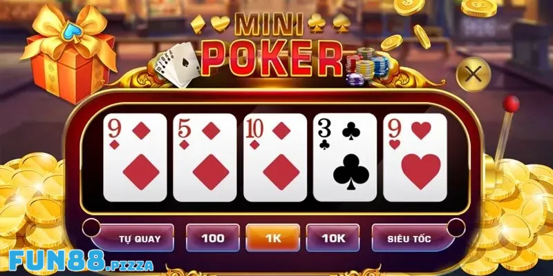 Mini Poker Fun88 - Game Bài Đầy Đặc Sắc Không Thể Bỏ Lỡ