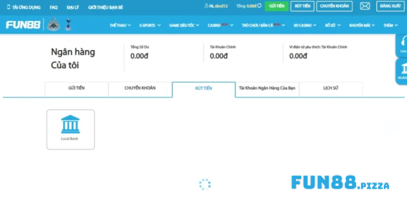 Hướng dẫn rút tiền Fun88 đơn giản trên mọi phương thức 