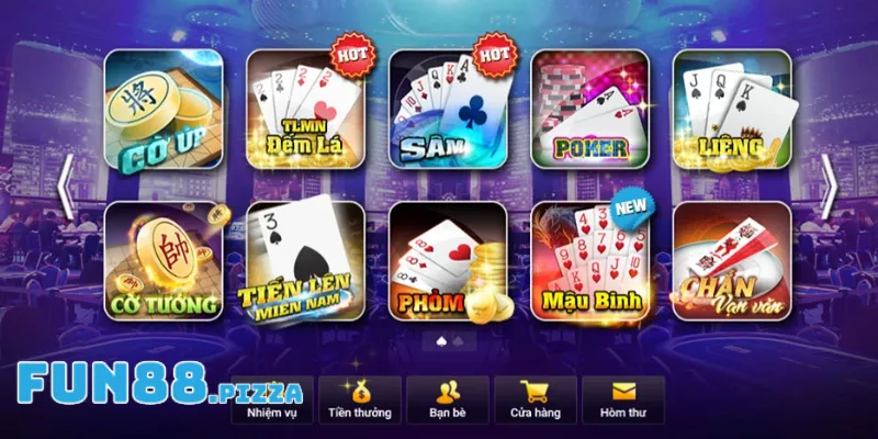 Tổng hợp top game bài đẳng cấp hàng đầu thị trường